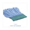 Boardwalk Medium Wet Mop, Blue, Microfiber BWKMWTMB - alternate 6